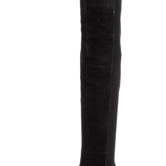 Stuart Weitzman Sleek Black Over-the-Knee Boots
